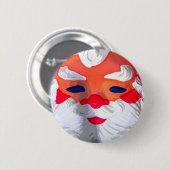 サンタクロース 缶バッジ (正面&裏面)