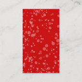 サンタクロース*背景色の選択 名刺 (裏面)