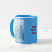 サンタクロース:赤身の年 マグカップ (正面左)