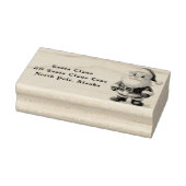 サンタクロース 返信先 ノースポール ラバースタンプ (スタンプ)