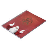 サンタクロース, 雪の結晶, 赤 ノートブック (左側)