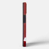 サンタクロース、雪の結晶、赤 Case-Mate iPhoneケース (裏面 / 右)