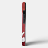 サンタクロース、雪の結晶、赤 Case-Mate iPhoneケース (裏面 / 左)