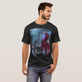 サンタクロース AI 未来風 新年 2026 Tシャツ (正面フル)