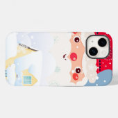 サンタクロース Case-Mate iPhoneケース (裏面 (横))