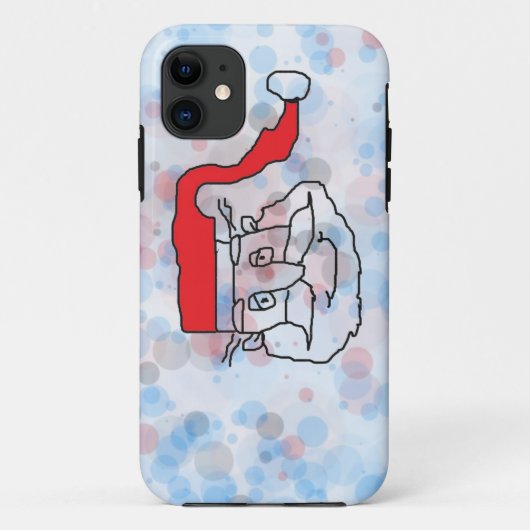 サンタクロース Case-Mate iPhoneケース (裏面)