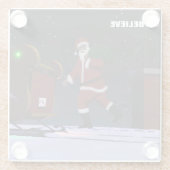 サンタクロース – I 信じ ガラスコースター (裏面)