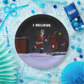 サンタクロース – I 信じ ペーパープレート (パーティー)