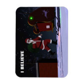 サンタクロース – I 信じ マグネット (縦)