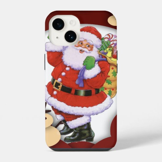 サンタクロース iPhoneケース (裏面)