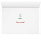 サンタクロースBabysitesレトロイメージクリスマスカード (内部横(下))