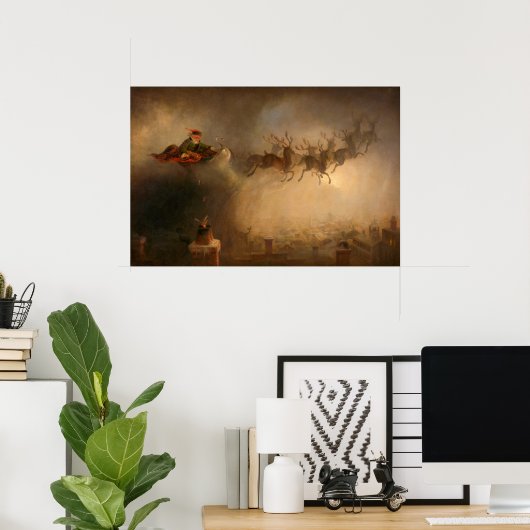 サンタクロースbyウィリアム・ホルブルック・ヒゲ ポスター (ホームオフィス)