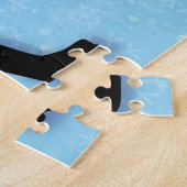 サンタクロースDabbingクリスマスコービデ ジグソーパズル (側面)