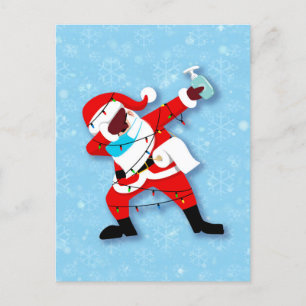 サンタクロースDabbingクリスマスコービデ ポストカード