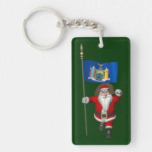 サンタクロースEnsign Of New York US州 キーホルダー