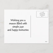 サンタクロースJoyクリスマスポストカード シーズンポストカード (裏面)
