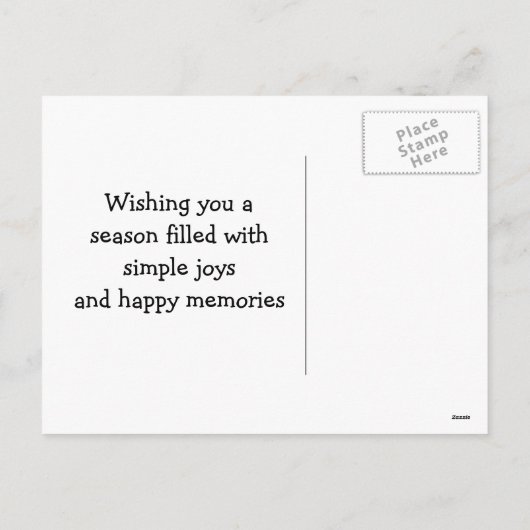 サンタクロースJoyクリスマスポストカード シーズンポストカード (裏面)