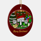 サンタクロースKilroyのオーナメント セラミックオーナメント (右)