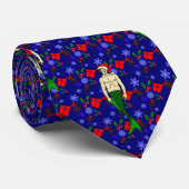 サンタクロースredhead merman醜いクリスマスmermaidギフト ネクタイ (ロール)