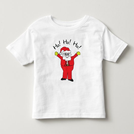 サンタクロースTシャツとアパレル トドラーTシャツ (正面)