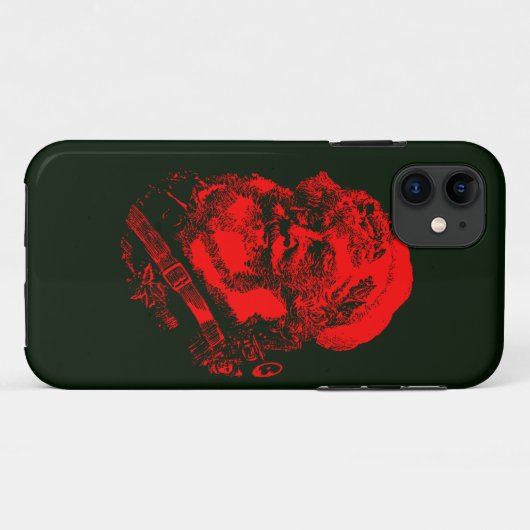 サンタクロースV2 Case-Mate iPhoneケース (裏面(横))