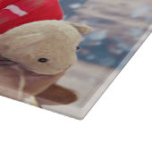 サンタクロースwクリスマスプレゼントロットワイラードッグ カッティングボード (角)