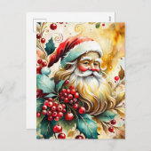 サンタクローポートレート シーズンポストカード (正面/裏面)