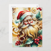 サンタクローポートレート シーズンポストカード (正面/裏面)