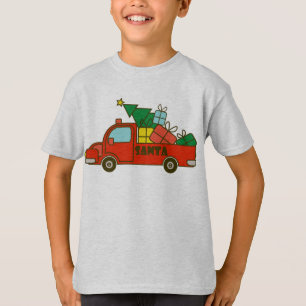 サンタクローリーのサイドビューメリークリスマス Tシャツ