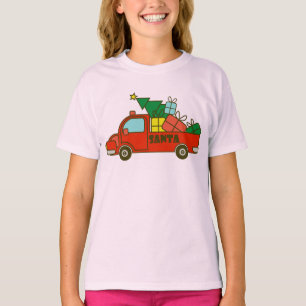 サンタクローリーのサイドビューメリークリスマス Tシャツ
