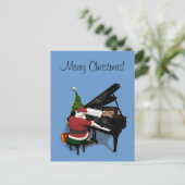 サンタクロー遊スのピアノ シーズンポストカード (スタンド正面)