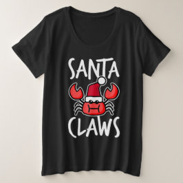 サンタクロー・ニューイングランドクラブ かわいいクリスマス ジョーク プラスサイズTシャツ