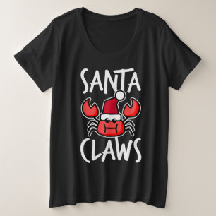 サンタクロー・ニューイングランドクラブ かわいいクリスマス ジョーク プラスサイズTシャツ