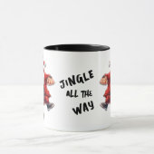 サンタクールジングルザクリスマスオールウェイクリスマス マグカップ (中央)