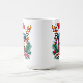 サンタクールスクワッドトナカイ コーヒーマグカップ (中央)