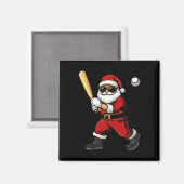 サンタクールー遊ズ野球のクリスマス野球選手 マグネット (正面/裏面)