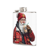 サンタクールー飲みアイスコーヒースクリスマスアート フラスク (左)