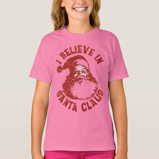 サンタク信じロースのシャツに着ている Tシャツ (正面)