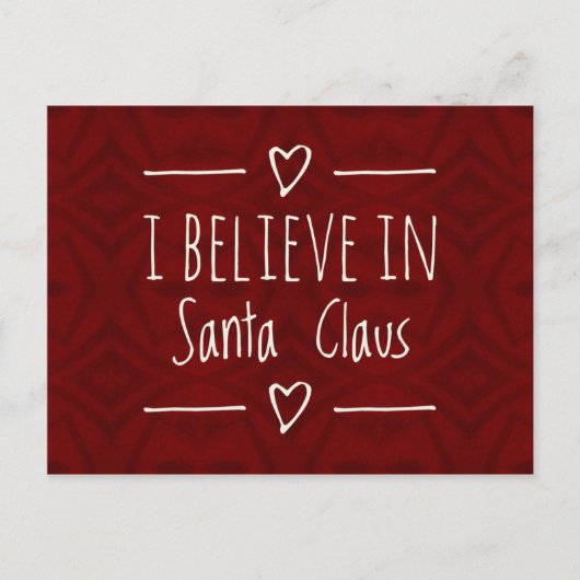 サンタク信じロース引用文 シーズンポストカード (正面)