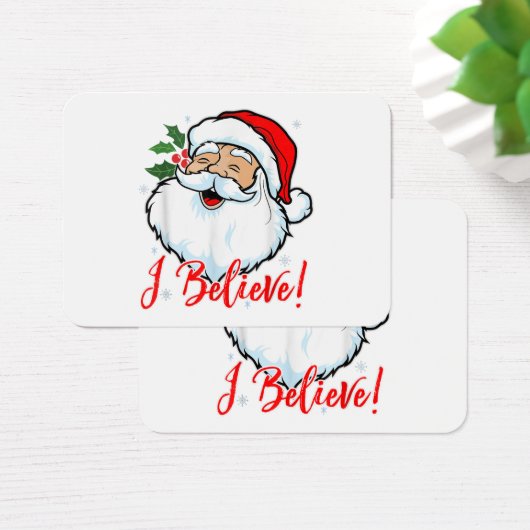 サンタク信じロースTシャツのクリスマスおもしろいHに (デスク)