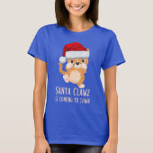 サンタク来ラスはXマスおもしろいに行く Tシャツ (正面)