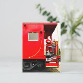 サンタク来ラリが汽車に乗った ポストカード (スタンド正面)