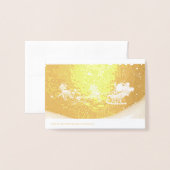 サンタク来ロースだ!クリスマスフォイルカード 箔カード (裏面封筒付き)