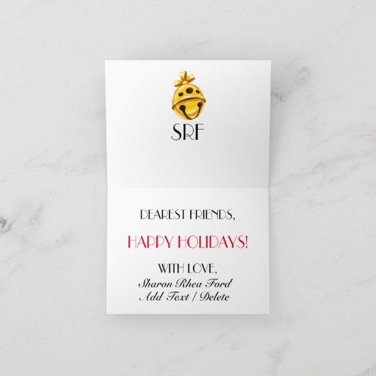 サンタク独占的リスマスノートカード シーズンカード (内部)