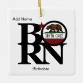 サンタク生まれルーズカスタムオーナメント セラミックオーナメント (正面)