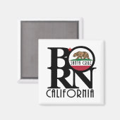 サンタク生まれルーズカリフォルニア マグネット (正面/裏面)