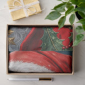 サンタク素朴リスマスデカッペ紙 薄葉紙 (ギフト)