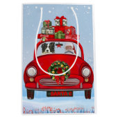 サンタク縁どロと車でコリードッグ ミディアムペーパーバッグ (正面)