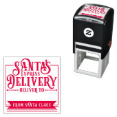 サンタク表現リスマスからのサンタの配達 セルフインキングスタンプ (インサイチュ)