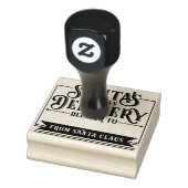 サンタク表現リスマスからのサンタの配達 ラバースタンプ (スタンプ)